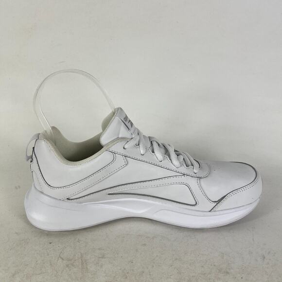 Reebok Walk Ultra DMX Women's 7 White Lace Up Low Top Running Athletic Shoes - Picture 3 of 10